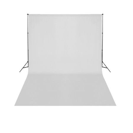 Telescopic background support system + white background 3x5 m by vidaXL, Money - Ref: Foro24-160071, Price: 85,34 €, Discount: %