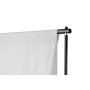 Telescopic background support system + white background 3x5 m by vidaXL, Money - Ref: Foro24-160071, Price: 85,34 €, Discount: %