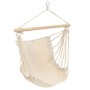 Large cream-colored fabric swing/hammock by vidaXL, Hammocks - Ref: Foro24-40591, Price: 44,56 €, Discount: %