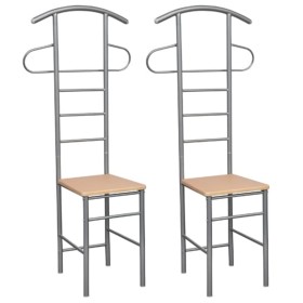 Galan metal night chairs 2 units by vidaXL, Gallants at night - Ref: Foro24-60651, Price: 69,53 €, Discount: %