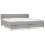 Boxspringbett mit hellgrauer Stoffmatratze 200x200 cm von vidaXL, Betten und Lattenroste - Ref: Foro24-3127149, Preis: 572,40...