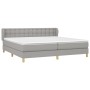 Boxspringbett mit hellgrauer Stoffmatratze 200x200 cm von vidaXL, Betten und Lattenroste - Ref: Foro24-3127149, Preis: 572,40...