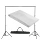 Sistema de soporte de telón fondo 300x300 cm blanco de vidaXL, Fondos - Ref: Foro24-160068, Precio: 83,70 €, Descuento: %