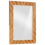 Bathroom mirror solid brown mango wood and glass 50x70x3 cm by vidaXL, Mirrors - Ref: Foro24-356814, Price: 54,58 €, Discount: %