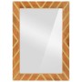 Bathroom mirror solid brown mango wood and glass 50x70x3 cm by vidaXL, Mirrors - Ref: Foro24-356814, Price: 54,58 €, Discount: %