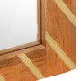 Bathroom mirror solid brown mango wood and glass 50x70x3 cm by vidaXL, Mirrors - Ref: Foro24-356814, Price: 54,58 €, Discount: %