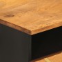 Mesa de centro madera maciza mango negro y marrón 80x54x40 cm de vidaXL, Mesas de centro - Ref: Foro24-356796, Precio: 160,71...