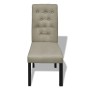 Dining chairs 6 units of beige fabric by vidaXL, dining chairs - Ref: Foro24-160792, Price: 496,67 €, Discount: %