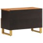 TV stand made of brown-black mango wood 70x33.5x46 cm by vidaXL, TV Furniture - Ref: Foro24-356784, Price: 101,81 €, Discount: %