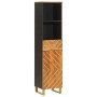 Mueble de baño madera maciza mango marrón negro 38x33,5x160 cm de vidaXL, Tocadores de baño - Ref: Foro24-356805, Precio: 148...