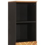 Mueble de baño madera maciza mango marrón negro 38x33,5x160 cm de vidaXL, Tocadores de baño - Ref: Foro24-356805, Precio: 148...