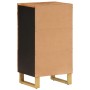 Mueble auxiliar madera maciza mango marrón/negro 40x33,5x75 cm de vidaXL, Aparadores - Ref: Foro24-356806, Precio: 110,33 €, ...