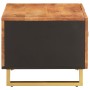 Mesa de centro madera maciza de mango negro marrón 80x50x40 cm de vidaXL, Mesas de centro - Ref: Foro24-356788, Precio: 102,9...