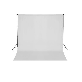 Photographic backdrop support system 600x300 cm white by vidaXL, Money - Ref: Foro24-160062, Price: 93,32 €, Discount: %