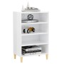 Bright white plywood sideboard 57x35x90 cm by vidaXL, Sideboards - Ref: Foro24-806127, Price: 51,99 €, Discount: %