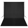 Backdrop support system 500x300 cm black by vidaXL, Money - Ref: Foro24-160070, Price: 97,49 €, Discount: %