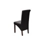 Sillas de comedor 6 unidades cuero sintético negro de vidaXL, Sillas de comedor - Ref: Foro24-160318, Precio: 504,03 €, Descu...