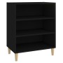 Black plywood sideboard 57x35x70 cm by vidaXL, Sideboards - Ref: Foro24-806050, Price: 42,99 €, Discount: %