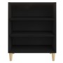 Black plywood sideboard 57x35x70 cm by vidaXL, Sideboards - Ref: Foro24-806050, Price: 42,99 €, Discount: %