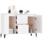 Hochglanzweißes Sperrholz-Sideboard 104x35x70 cm von vidaXL, Sideboards - Ref: Foro24-806118, Preis: 103,35 €, Rabatt: %