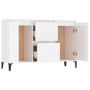 Hochglanzweißes Sperrholz-Sideboard 104x35x70 cm von vidaXL, Sideboards - Ref: Foro24-806118, Preis: 103,35 €, Rabatt: %