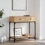 Sonoma oak engineered wood console table 75x34.5x75 cm by vidaXL, Side tables - Ref: Foro24-833399, Price: 76,23 €, Discount: %