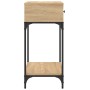 Mesa consola madera de ingeniería roble Sonoma 75x34,5x75 cm de vidaXL, Mesas auxiliares - Ref: Foro24-833399, Precio: 76,23 ...