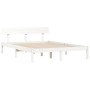 Estructura de cama madera maciza de pino blanco 120x200 cm de vidaXL, Camas y somieres - Ref: Foro24-835791, Precio: 150,71 €...