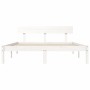 Solid white pine wood bed frame 120x200 cm by vidaXL, Beds and slatted bases - Ref: Foro24-835791, Price: 150,71 €, Discount: %