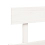 Solid white pine wood bed frame 120x200 cm by vidaXL, Beds and slatted bases - Ref: Foro24-835791, Price: 150,71 €, Discount: %