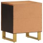 Bedside tables 2 pcs solid brown and black mango wood by vidaXL, Nightstands - Ref: Foro24-356780, Price: 93,69 €, Discount: %