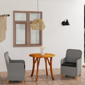 3-piece light gray garden dining set by vidaXL, Garden sets - Ref: Foro24-3071799, Price: 390,32 €, Discount: %