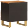 Bedside tables 2 pcs solid brown and black mango wood by vidaXL, Nightstands - Ref: Foro24-356790, Price: 104,98 €, Discount: %