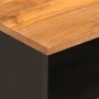 Mesita de noche de madera maciza de mango marrón y negro de vidaXL, Mesitas de noche - Ref: Foro24-356789, Precio: 71,69 €, D...