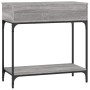 Sonoma gray engineered wood console table 75x34.5x75 cm by vidaXL, Side tables - Ref: Foro24-833401, Price: 92,75 €, Discount: %