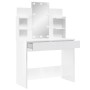 Dressing table with bright white LED lights 96x40x142 cm by vidaXL, Bedroom Dressers - Ref: Foro24-837896, Price: 136,05 €, D...