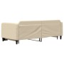 Sofá cama nido tela crema 90x200 cm de vidaXL, Camas y somieres - Ref: Foro24-3196820, Precio: 274,10 €, Descuento: %