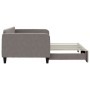 Sofá cama nido tela gris taupe 100x200 cm de vidaXL, Camas y somieres - Ref: Foro24-3196824, Precio: 281,36 €, Descuento: %