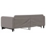 Trundle sofa bed taupe gray fabric 100x200 cm by vidaXL, Beds and slatted bases - Ref: Foro24-3196824, Price: 281,36 €, Disco...