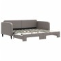 Sofá cama nido tela gris taupe 90x200 cm de vidaXL, Camas y somieres - Ref: Foro24-3196819, Precio: 290,29 €, Descuento: %