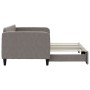 Sofá cama nido tela gris taupe 90x200 cm de vidaXL, Camas y somieres - Ref: Foro24-3196819, Precio: 290,29 €, Descuento: %