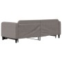 Sofá cama nido tela gris taupe 90x200 cm de vidaXL, Camas y somieres - Ref: Foro24-3196819, Precio: 290,29 €, Descuento: %