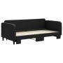 Sofá cama nido tela negro 90x200 cm de vidaXL, Camas y somieres - Ref: Foro24-3196818, Precio: 300,08 €, Descuento: %