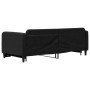 Sofá cama nido tela negro 90x200 cm de vidaXL, Camas y somieres - Ref: Foro24-3196818, Precio: 300,08 €, Descuento: %