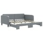 Sofá cama nido tela gris claro 90x190 cm de vidaXL, Camas y somieres - Ref: Foro24-3196826, Precio: 265,96 €, Descuento: %