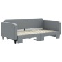 Sofá cama nido tela gris claro 90x190 cm de vidaXL, Camas y somieres - Ref: Foro24-3196826, Precio: 265,96 €, Descuento: %