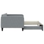 Sofá cama nido tela gris claro 90x190 cm de vidaXL, Camas y somieres - Ref: Foro24-3196826, Precio: 265,96 €, Descuento: %