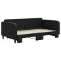 Sofá cama nido tela negro 90x190 cm de vidaXL, Camas y somieres - Ref: Foro24-3196828, Precio: 294,99 €, Descuento: %