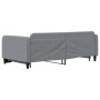 Trundle sofa bed light gray fabric 100x200 cm by vidaXL, Beds and slatted bases - Ref: Foro24-3196821, Price: 287,99 €, Disco...