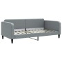 Trundle sofa bed light gray fabric 100x200 cm by vidaXL, Beds and slatted bases - Ref: Foro24-3196821, Price: 287,99 €, Disco...